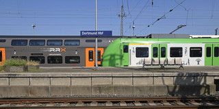 Züge, die am Dortmunder Hauptbahnhof halten