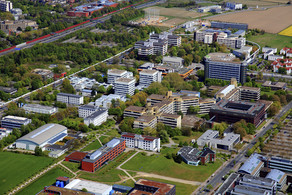The picture shows the North Campus from above.